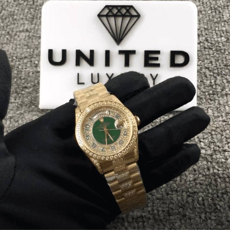 Rolex Day-Date 118348 “Iced Out” Deluxe Clone 1:1