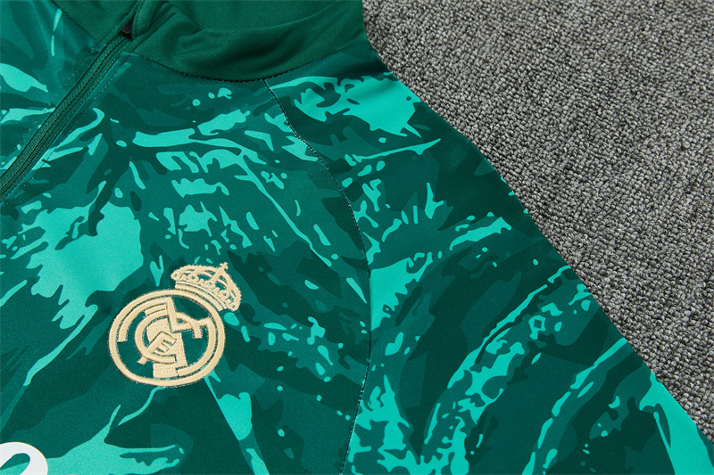 Adult / Kids 2627 Real Madrid Half Zipper Training Suit
