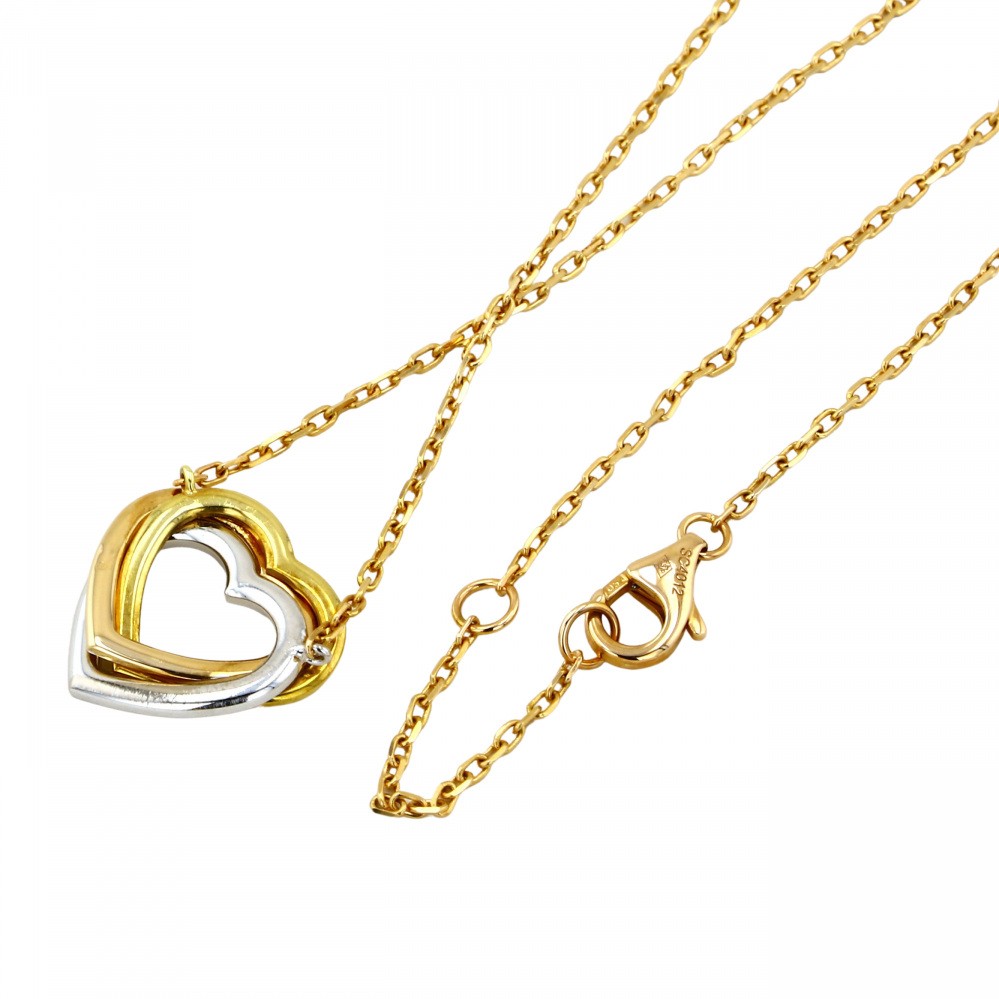 Cartier Trinity Necklace Tri-Gold Diamond