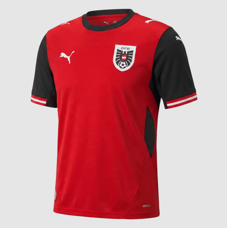 Austria Home Soccer Jersey World Cup 2026