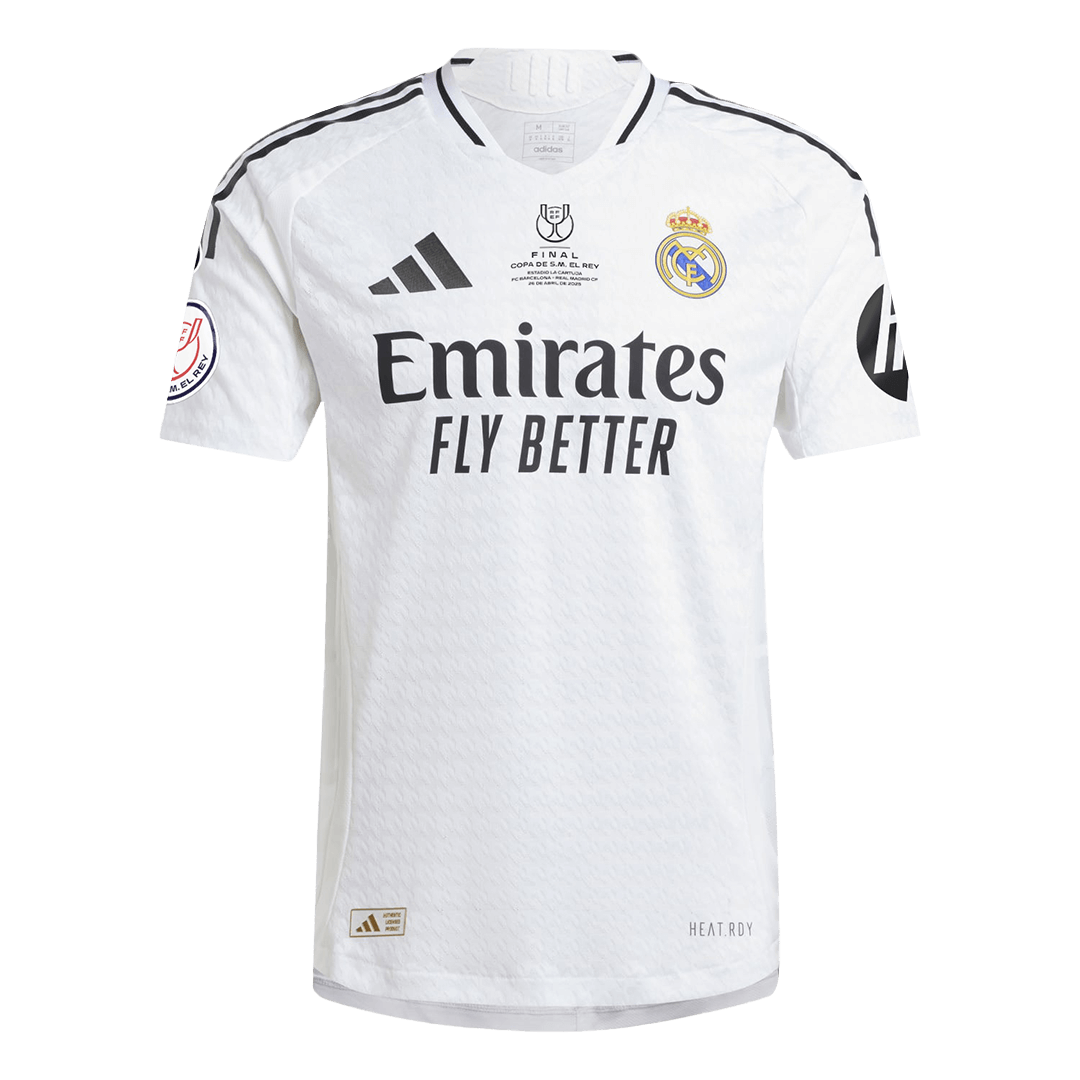 Real Madrid Home Player Version Jersey - Copa del Rey Final