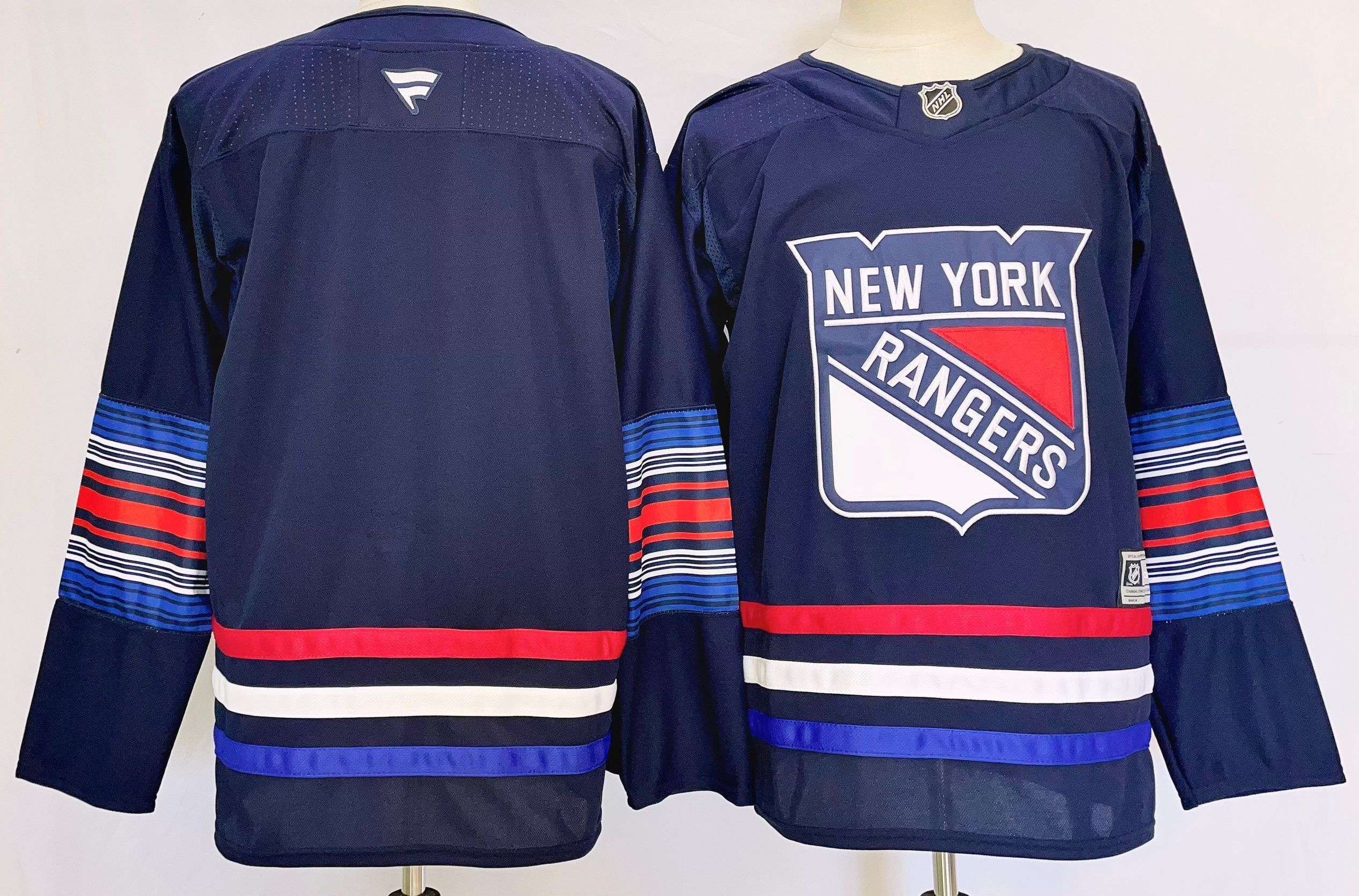 Men's New York Rangers Fanatics Navy Blank jersey
