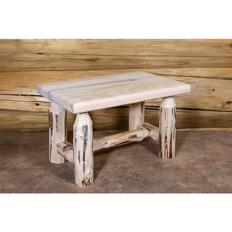 Montana Woodworks MWFSV Footstool - Clear Lacquer