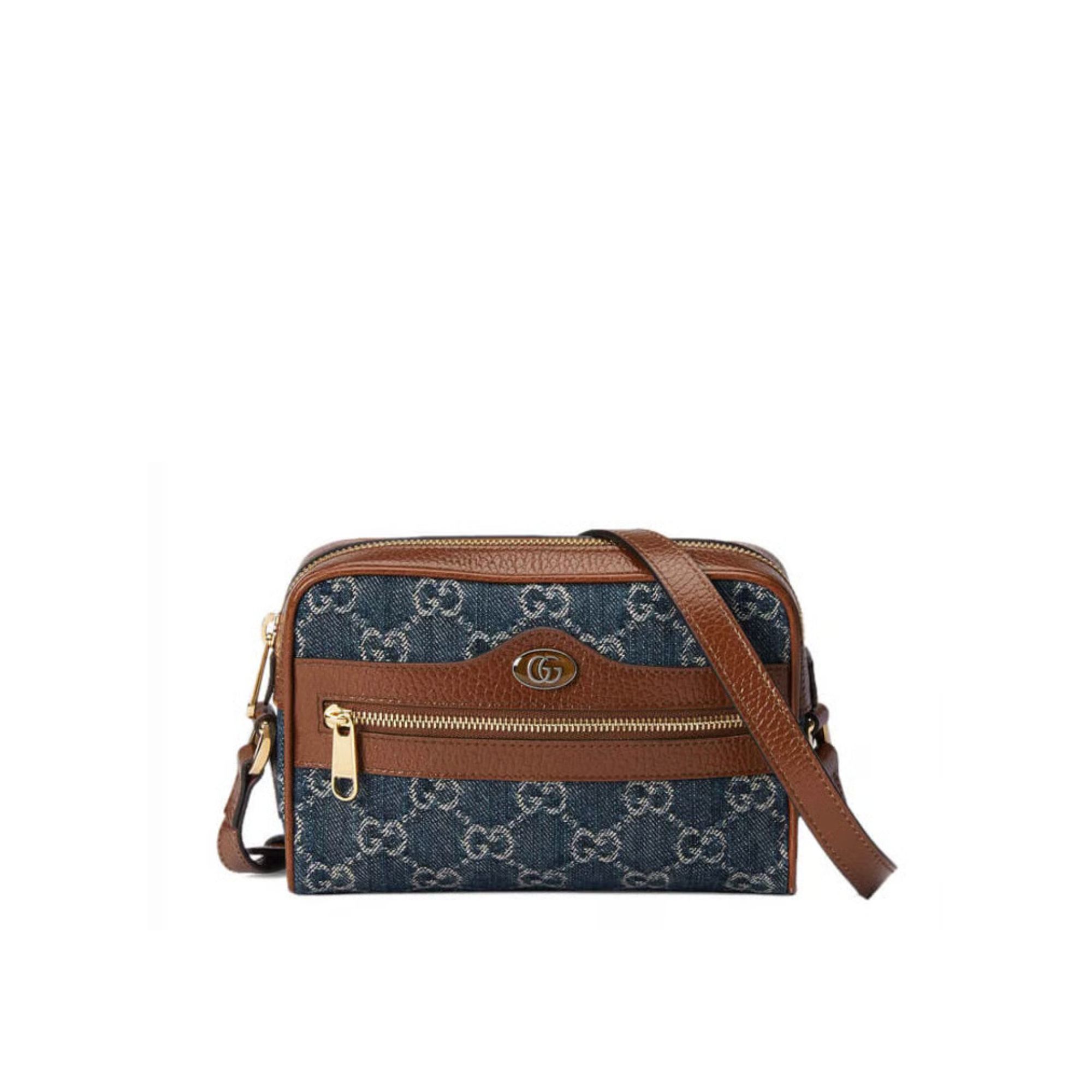 Gucci Mini Ophidia Bag in Eco Washed GG Jacquard Denim 17.5cm