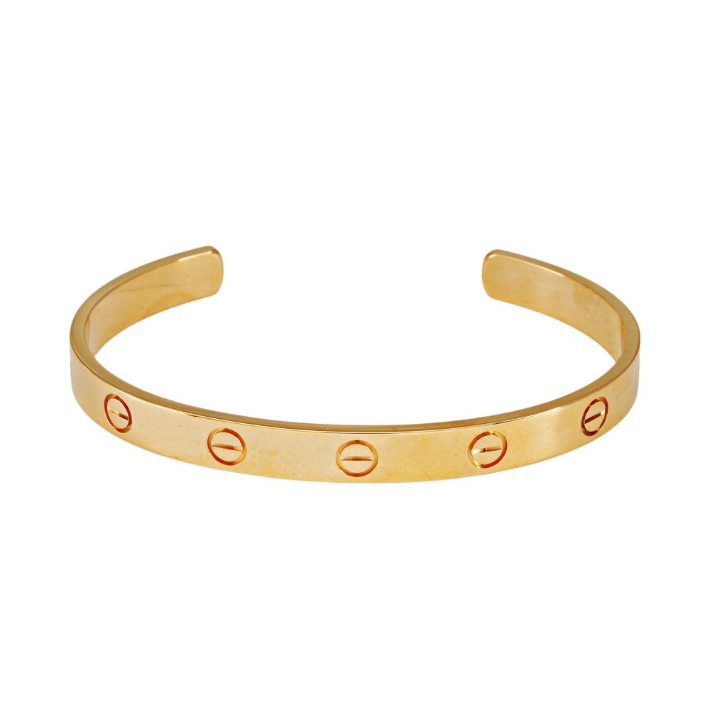 Cartier Love Open Classic Model Bracelet 18K Yellow Gold B6032400