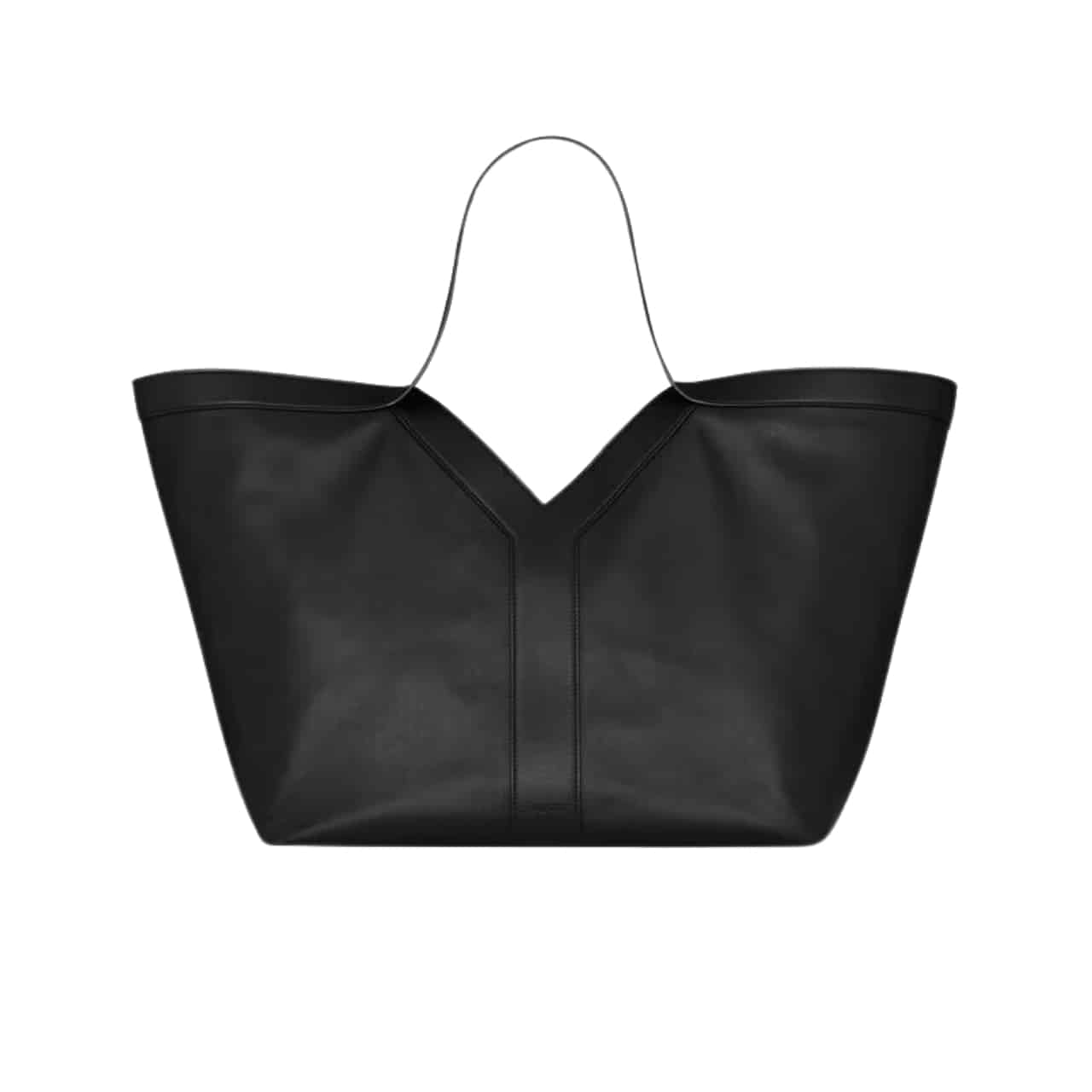 Saint Laurent Y Tote In Leather Bag Black