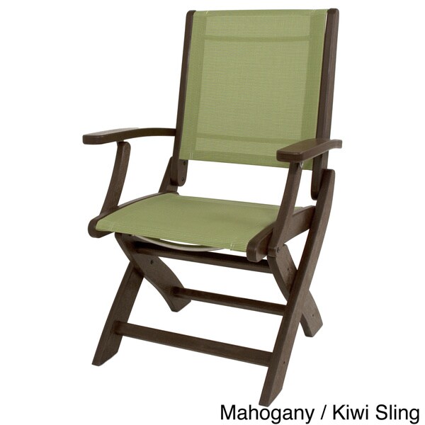 POLYWOOD Coastal Folding Chair