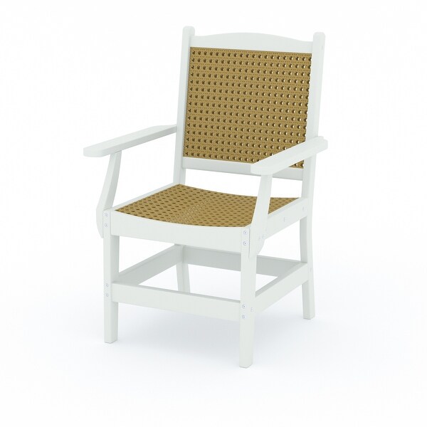 LuXeo Tuscany Woven Rattan Dining 6Piece Set