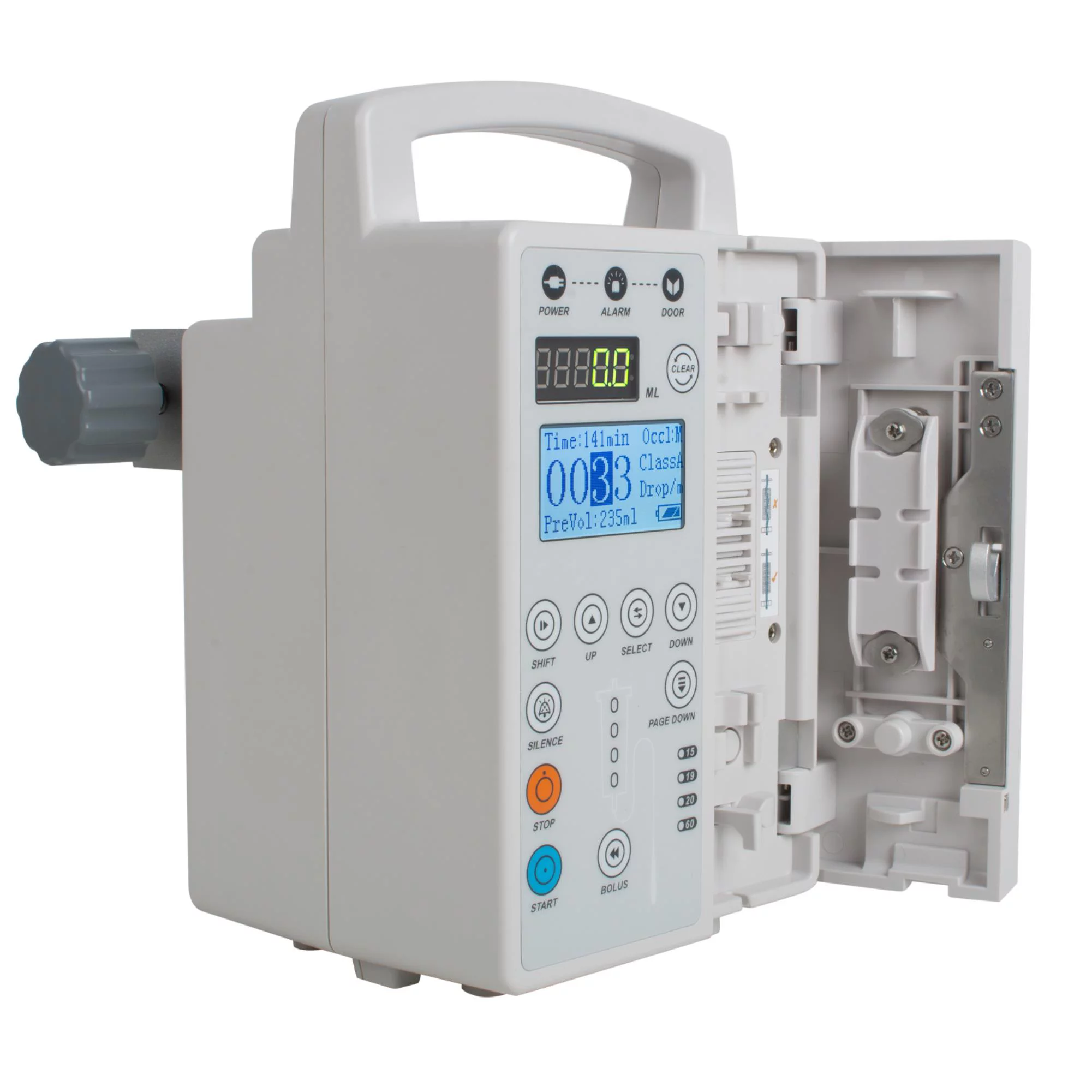 Carejoy IP-50 Infusion Pump: Audible & Visual Alarm, LCD Display - Ideal for  Fluid Infusion, 100V-240V, 50/60Hz