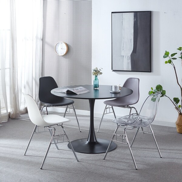 Midcentury Round Dining Table ,Kitchen Table,Easy to assemble and clean