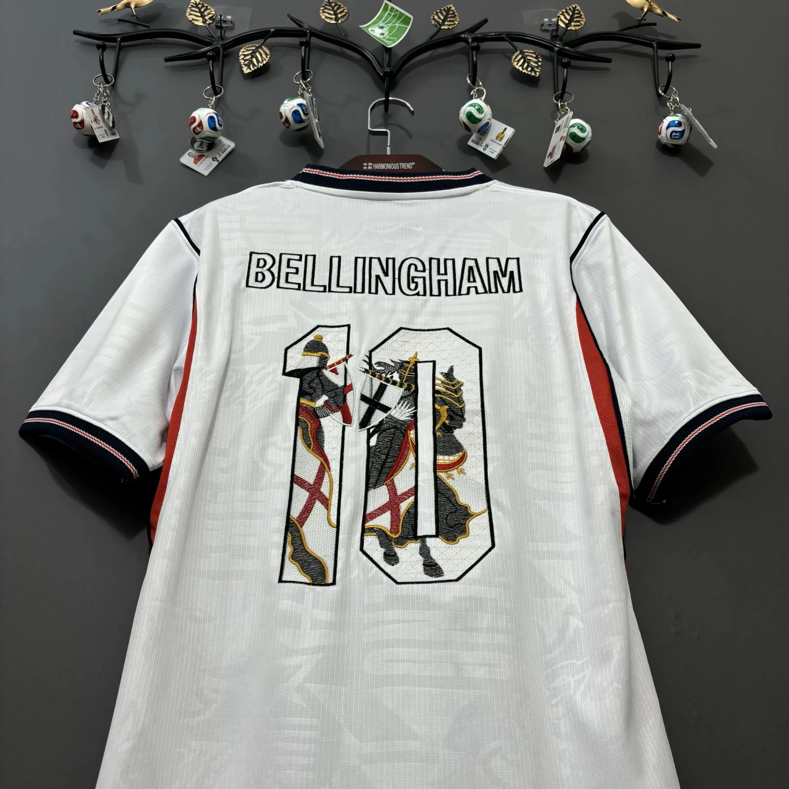 England 2026 Home Embroidered #10 Jersey S-XXL Fan Version 4
