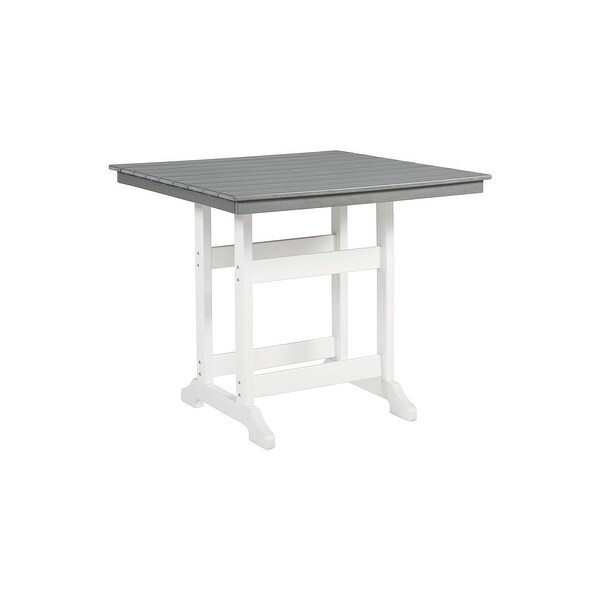 Signature Design by Ashley Transville Outdoor Poly All Weather Counter Height Dining Table