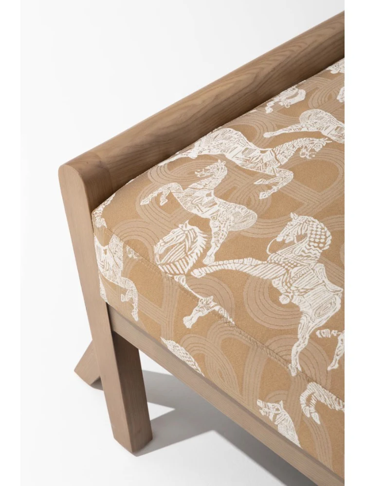 CH109 - Herm@s Deco Royal Horse Sofa Bed: Double-purpose, Wooden, Study