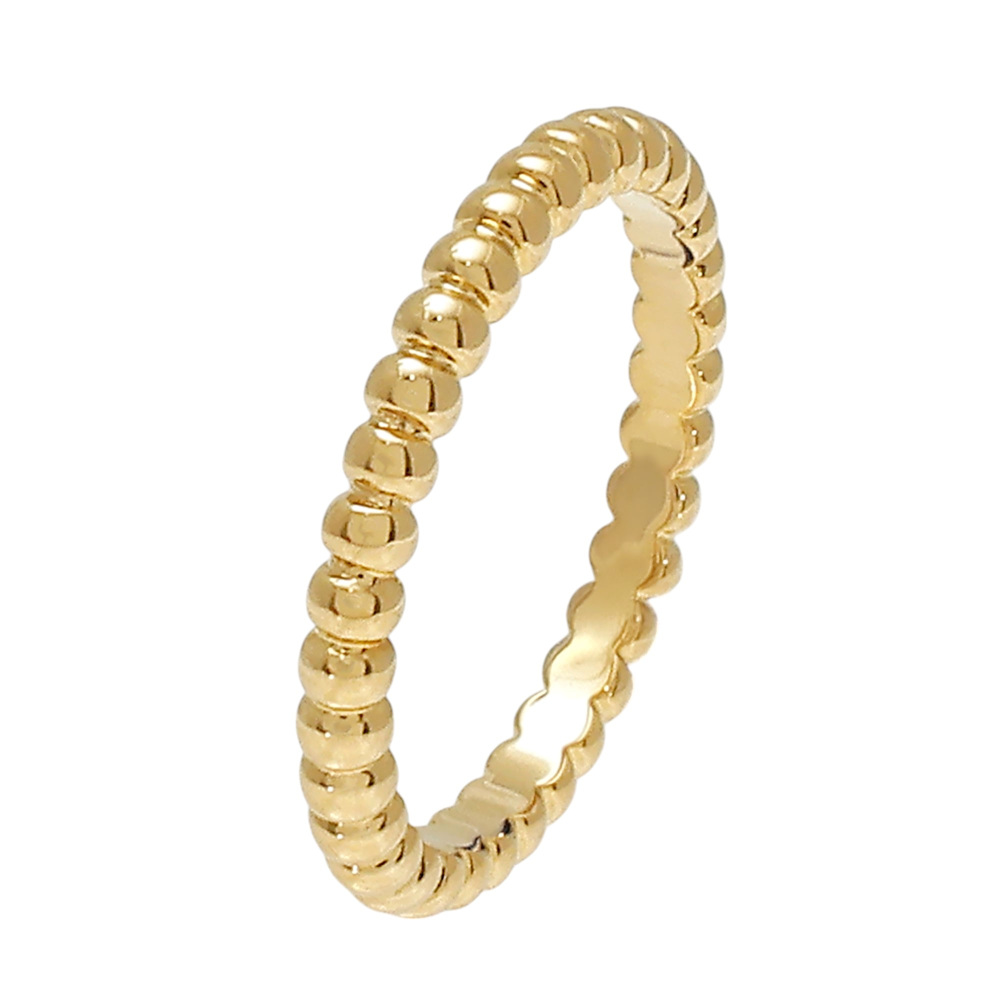 Van Cleef & Arpels Perlet Gold Pearl Ring 18K Yellow Gold VCARN95Q00