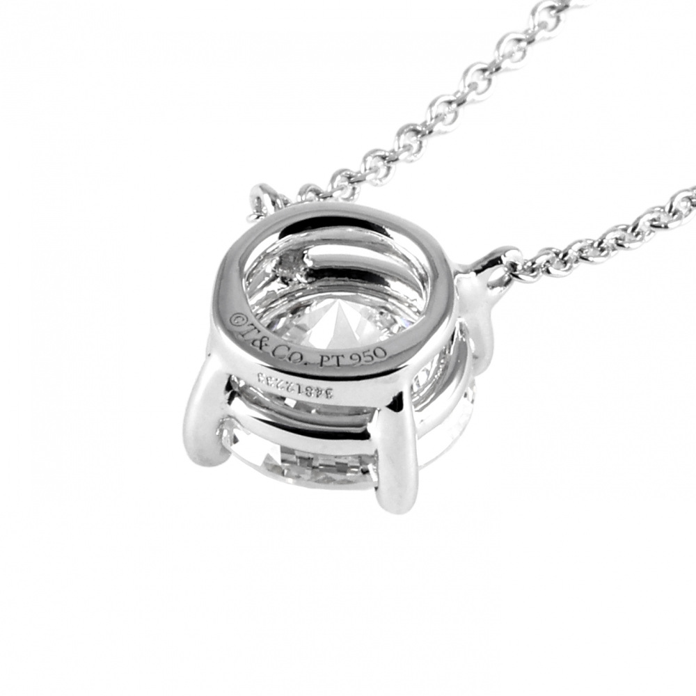 Tiffany & Co. Solitaire Diamond Necklace Platinum