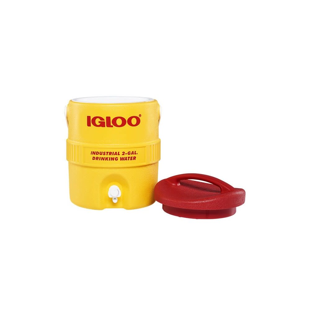 400 Series Industrial Water Cooler Yellow/Red 2 Gallon