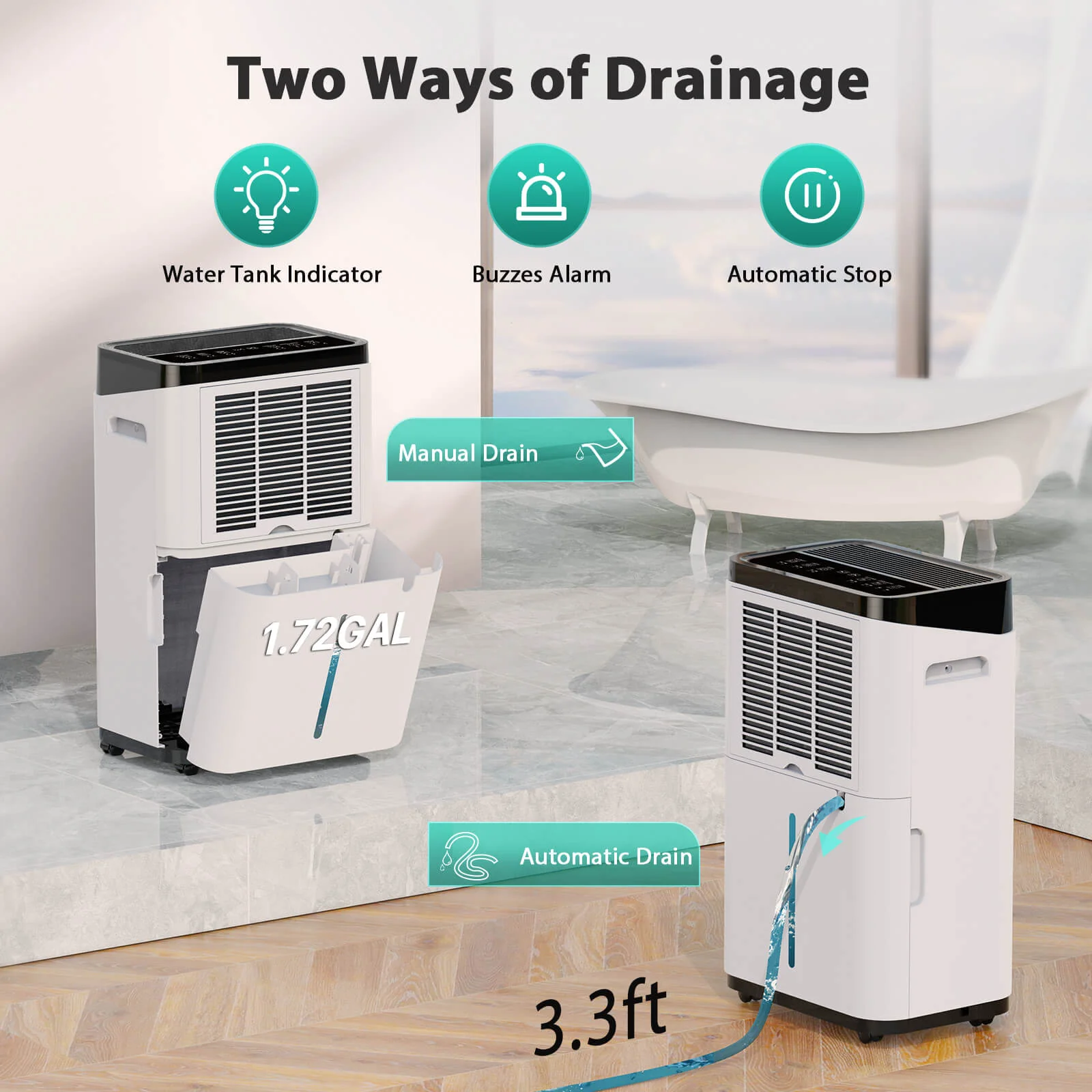 45 Pints Dehumidifier D4220B