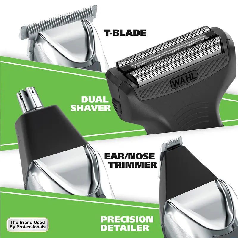 Wahl Lithium-Ion Beard Trimmer 2.0+ – Stainless Steel Precision Grooming Tool