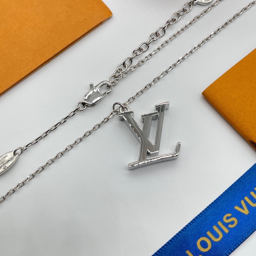 Louis Vuitton Silver Necklace