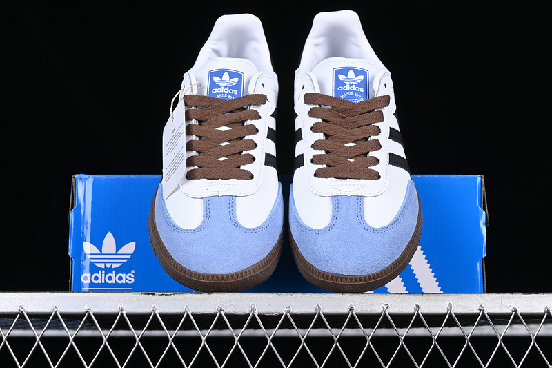 Adidas Samba Vegan White/Black/Blue GP8366