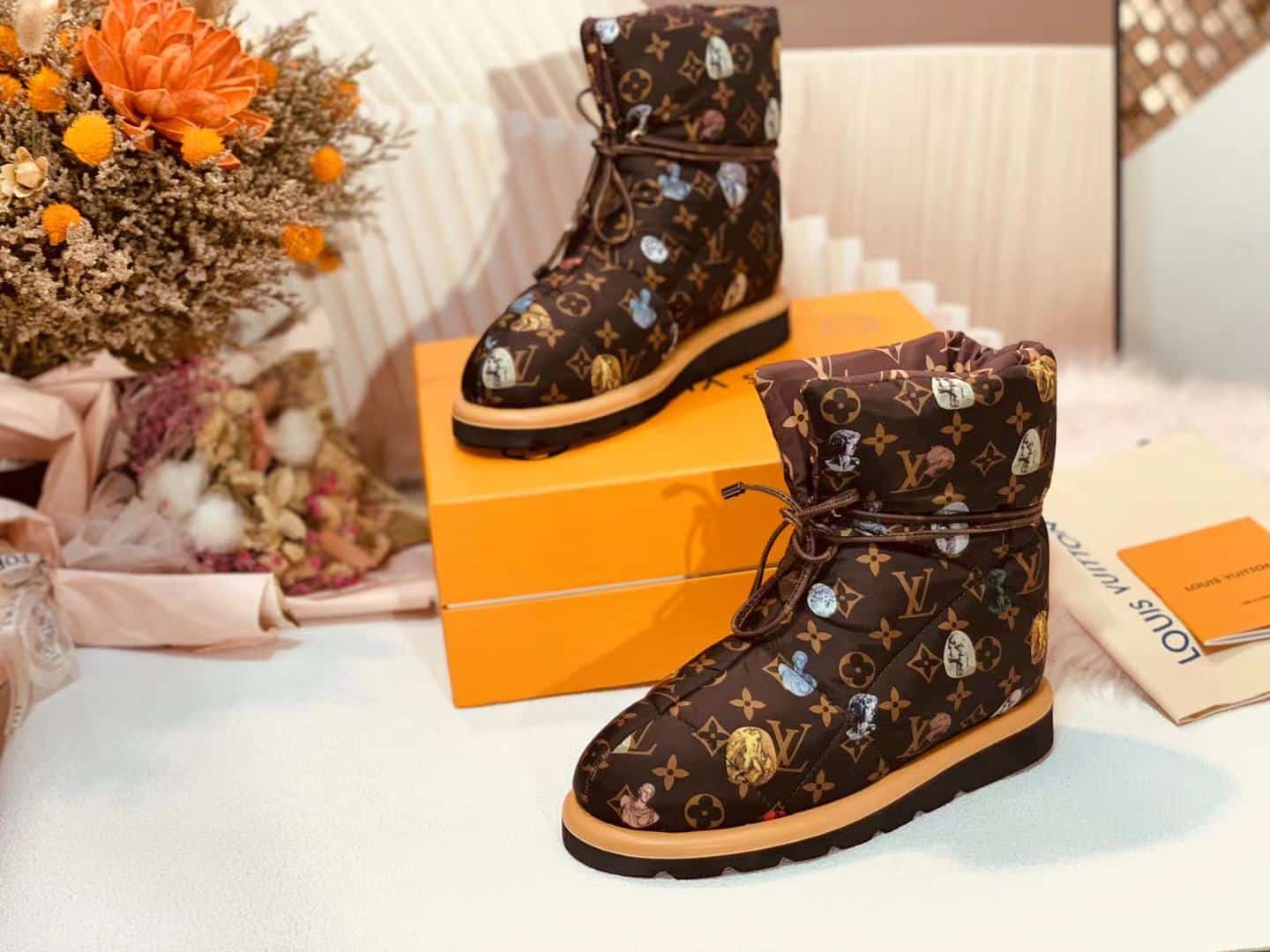 Louis Vuitton Pillow Comfort Ankle Boot Monogram Canvas