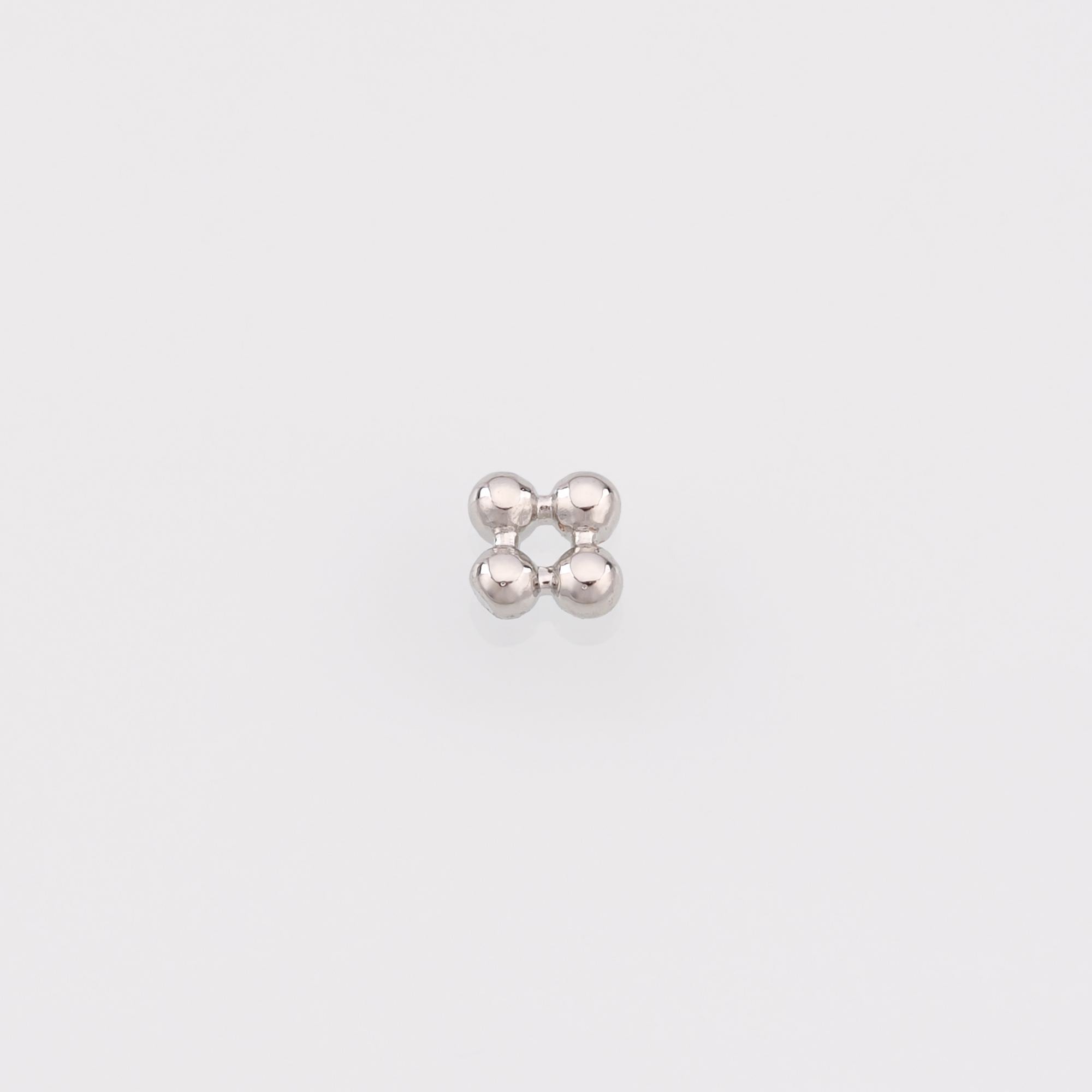 10Pcs 18K Gold Filled Geometric Spacer Beads,Flat Bead for Bracelet Jewelry Necklace Making Supply