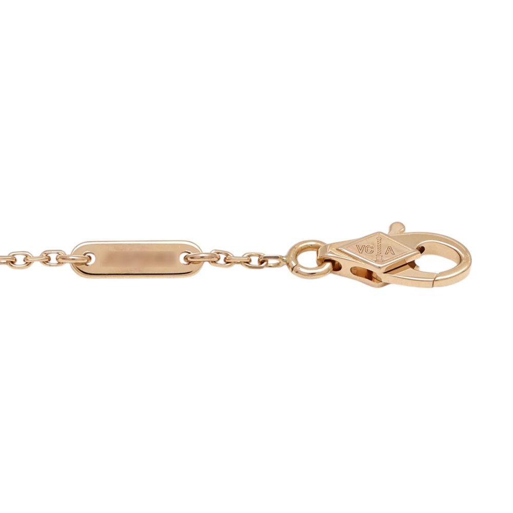 Van Cleef & Arpels Frivole Bracelet 18K Rose Gold Ruby VCARP7S900