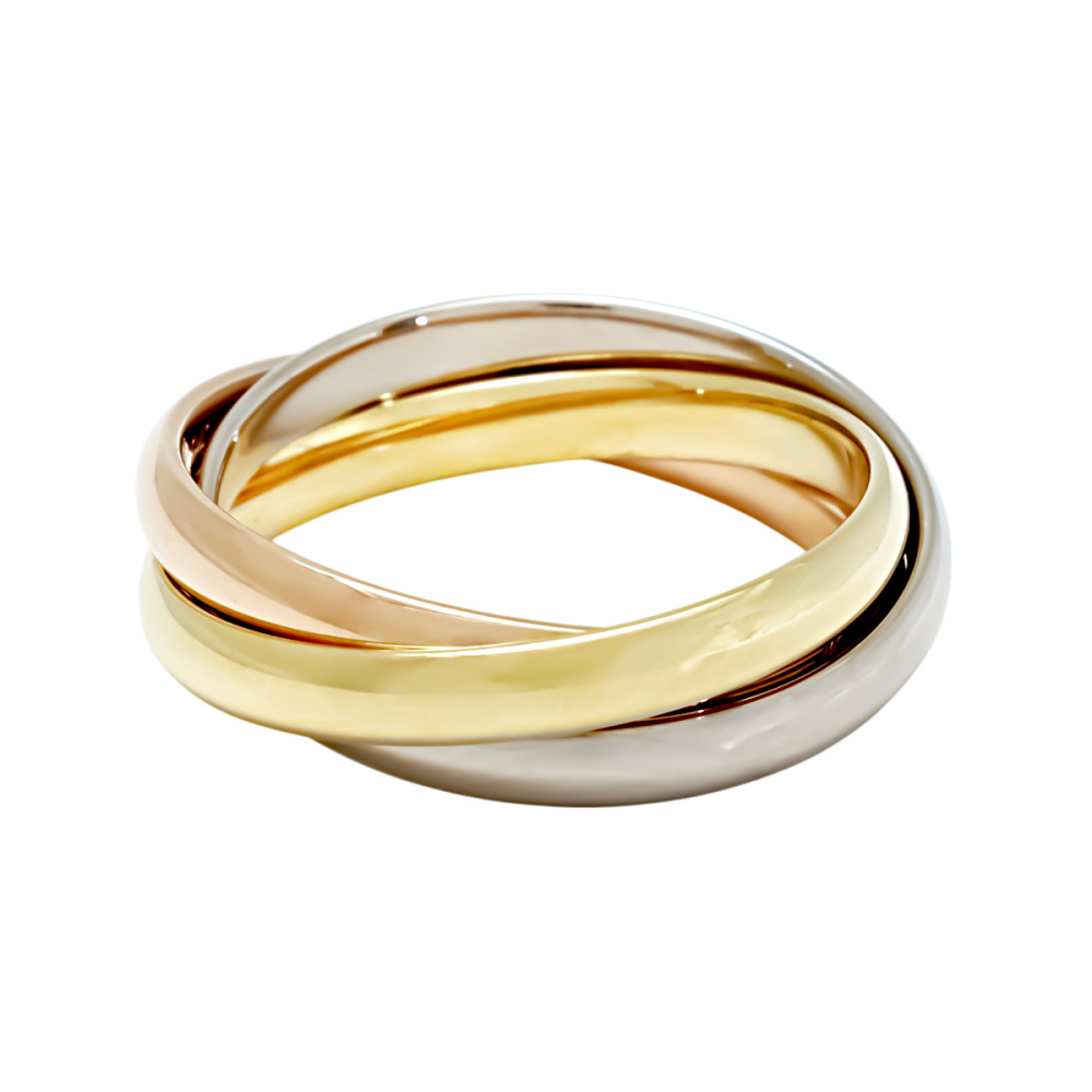 Cartier Trinity Ring Tri-Gold B4235100