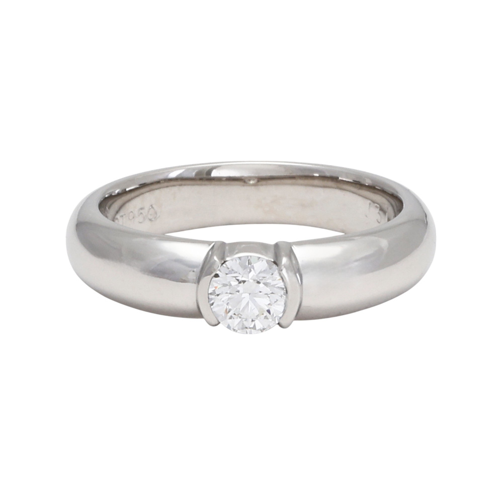 Tiffany & Co. Tiffany Dots PT950 Ring Platinum Diamond