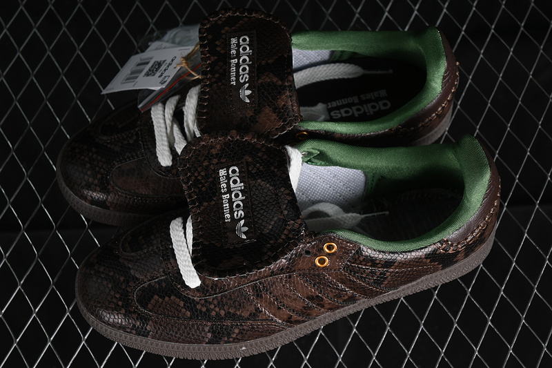 Adidas Wales Bonner Pony Leo X Samba Black/Brown/White/Green IH3262