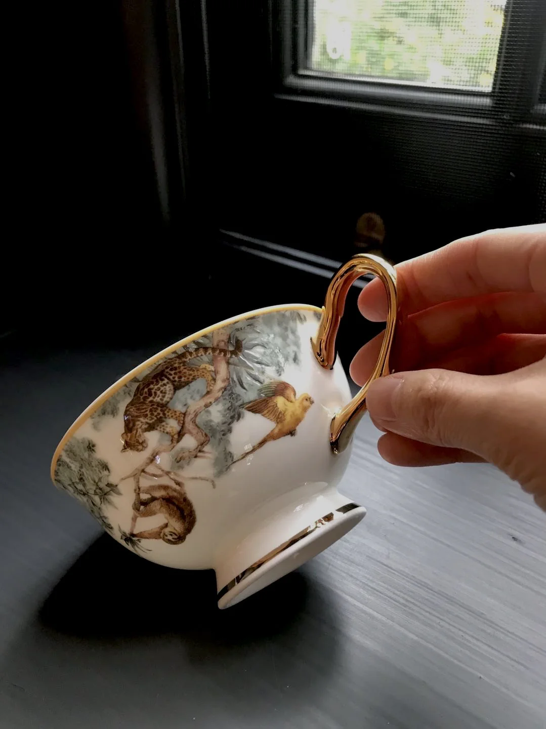 DC004 - Coffee Cup and Saucer Set: A Touch of French Elegance