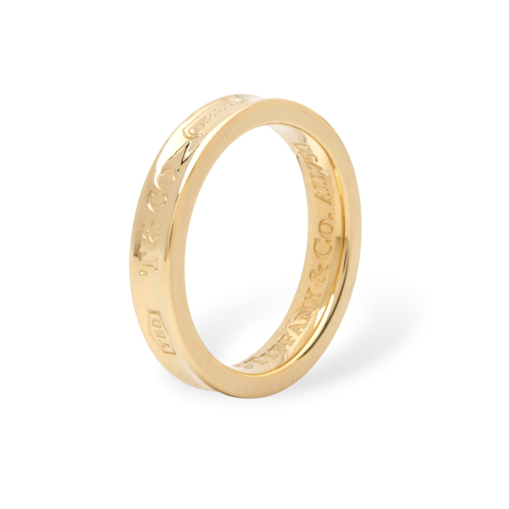 Tiffany & Co. 1837 Ring 18K Yellow Gold