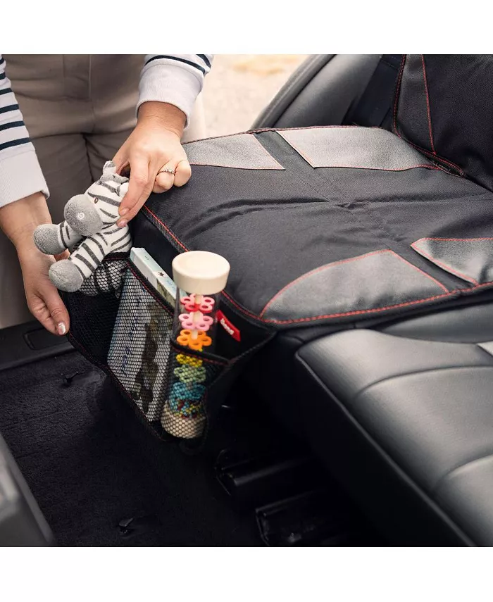 Diono Super Mat Car Seat Protector for Infant Car Seat, Booster Seat, Pets, Water Resistant, Black