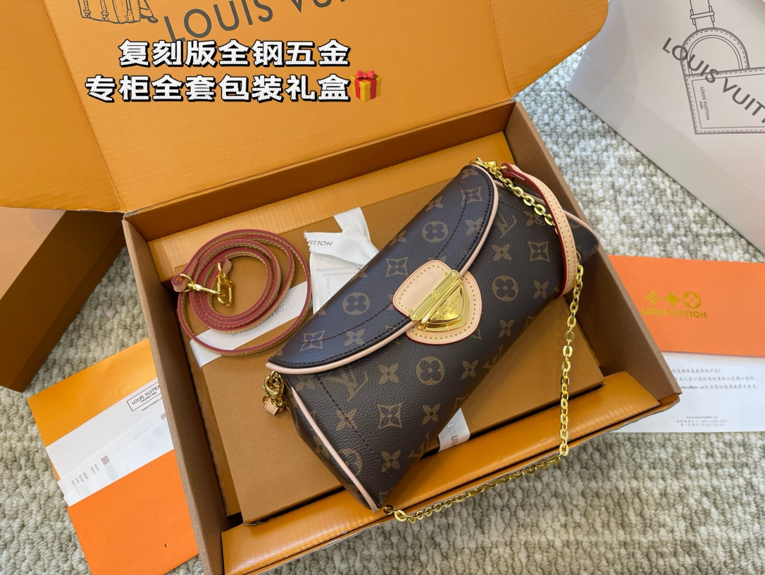 LV Gold Shield Manhattan Second-hand Armpit Bag - cnluxepick