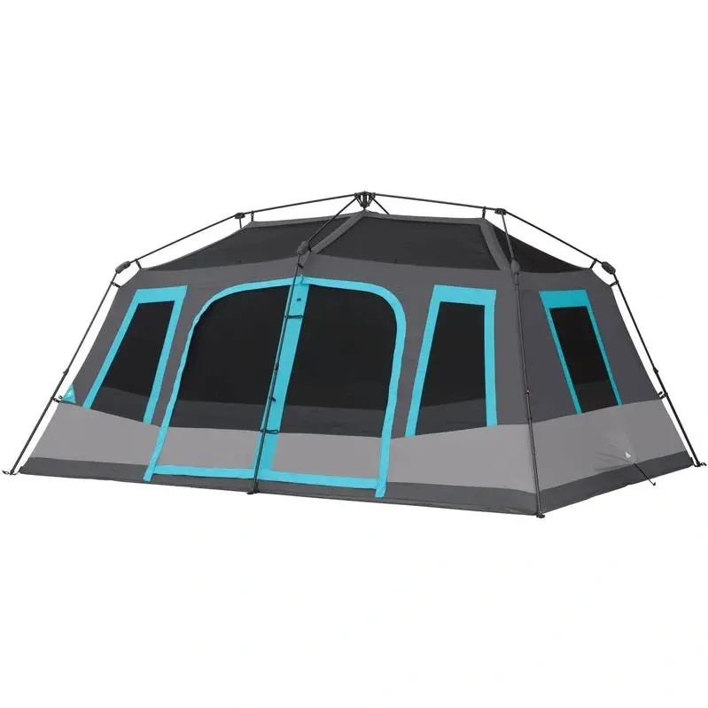 Trail Instant Cabin Tent for 10 People – Dark Rest Design for Enhanced Privacy and Comfort