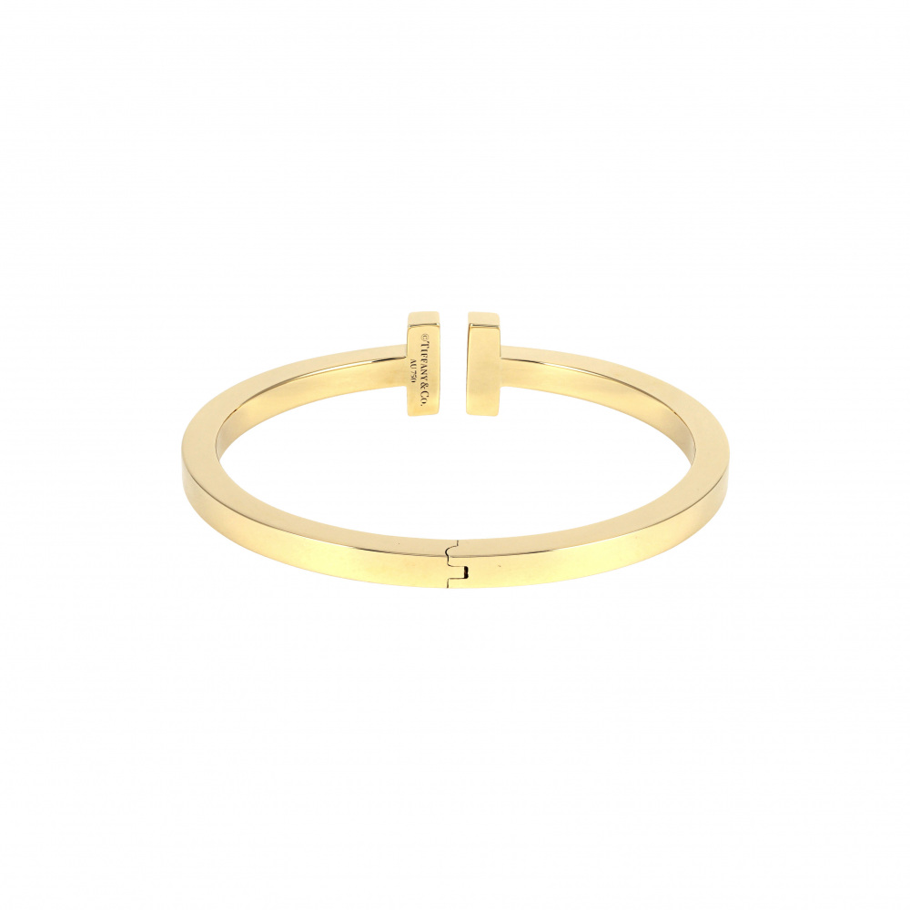 Tiffany & Co. Tiffany T Square Xl Bracelet 18K Yellow Gold 6001073