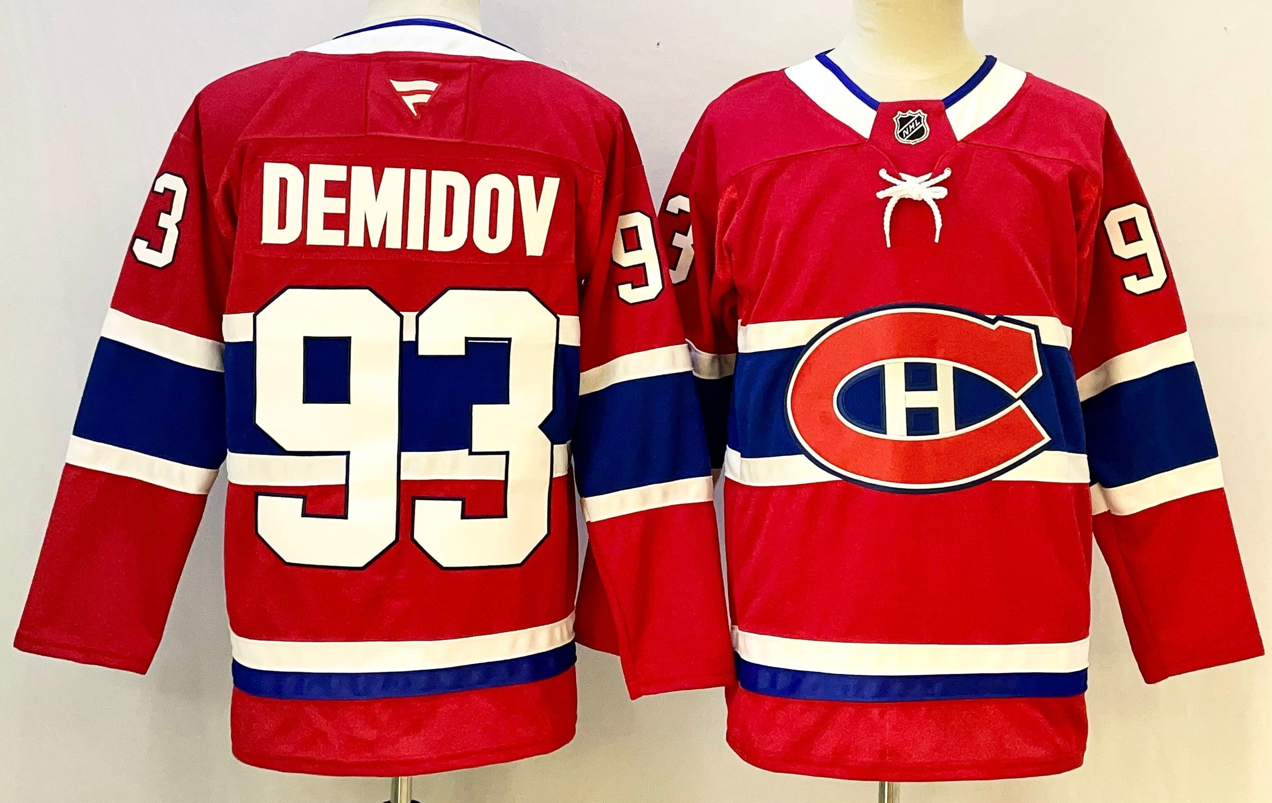 Men's Montreal Canadiens Ivan Demidov #93 Fanatics Red Home Breakaway Jersey