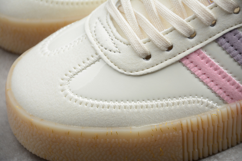 Adidas Sambarose Shoes Cloud White/Pink/Yellow EG1817