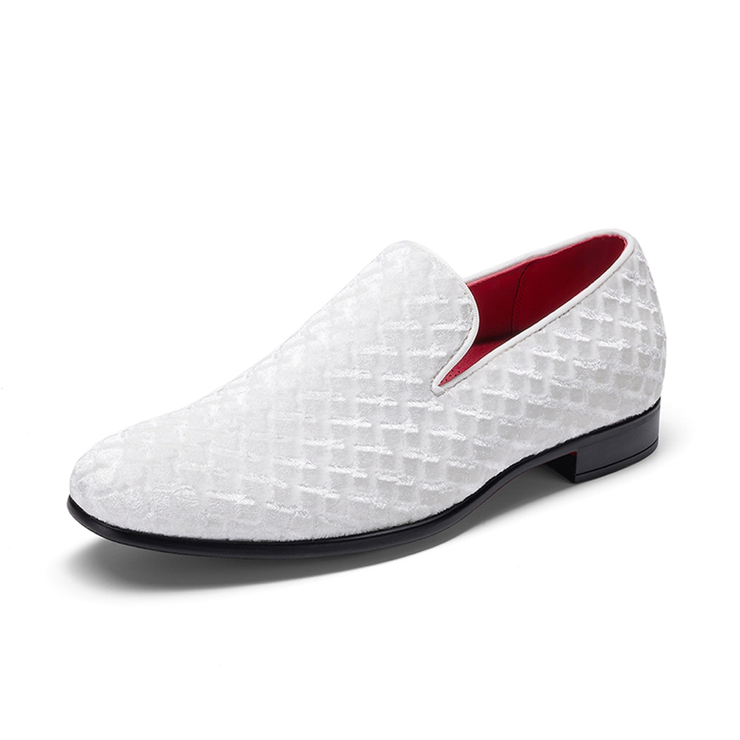 Men's Dress Velvet Tuxedo Loafers