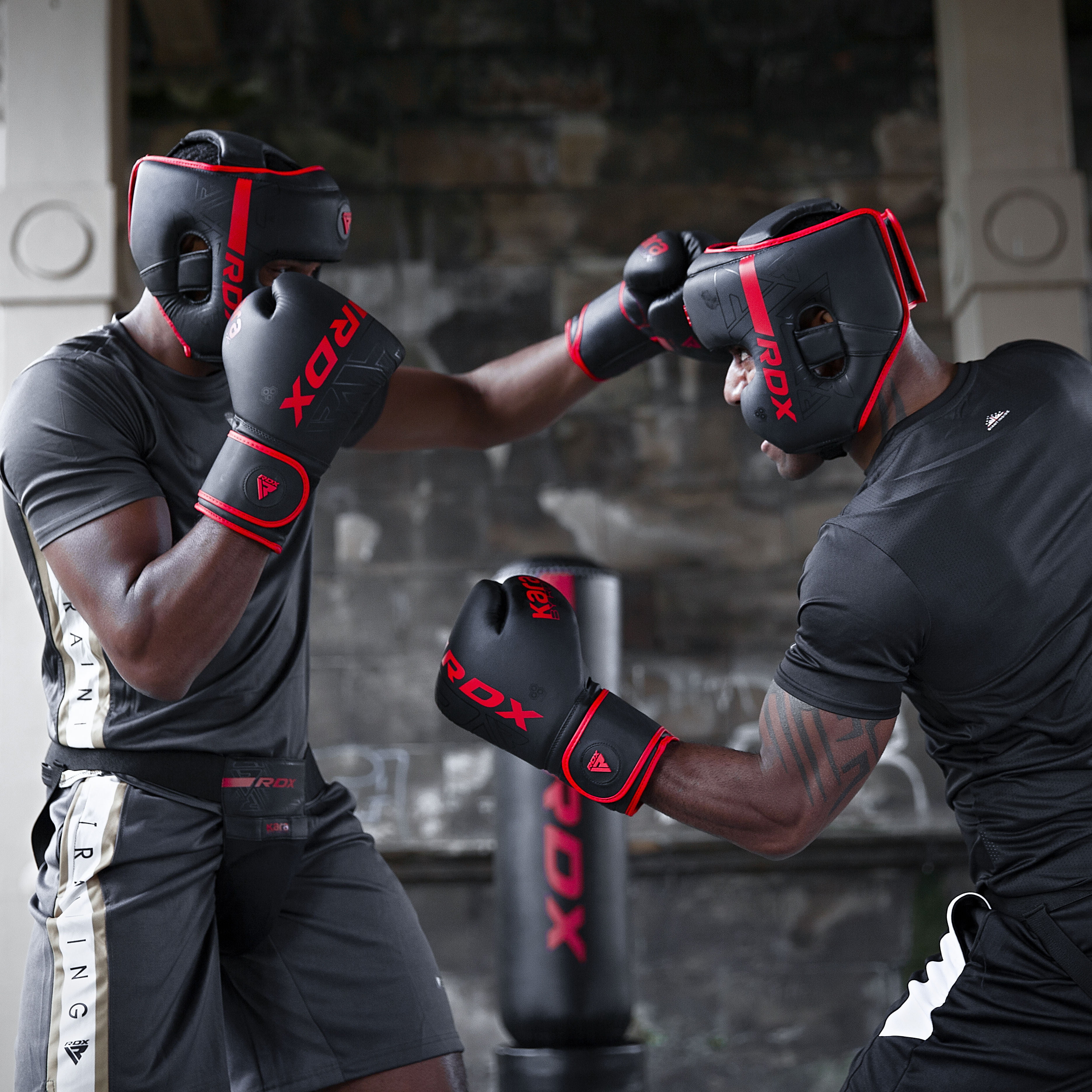 RDX Headgear for Boxing, MMA Training, Adjustable Padded KARA Head Gear for Cheeks, Forehead and Ear Protection, Muay Thai Headgear, Kickboxing, Sparring, Martial Arts, Karate, Taekwondo Helmet