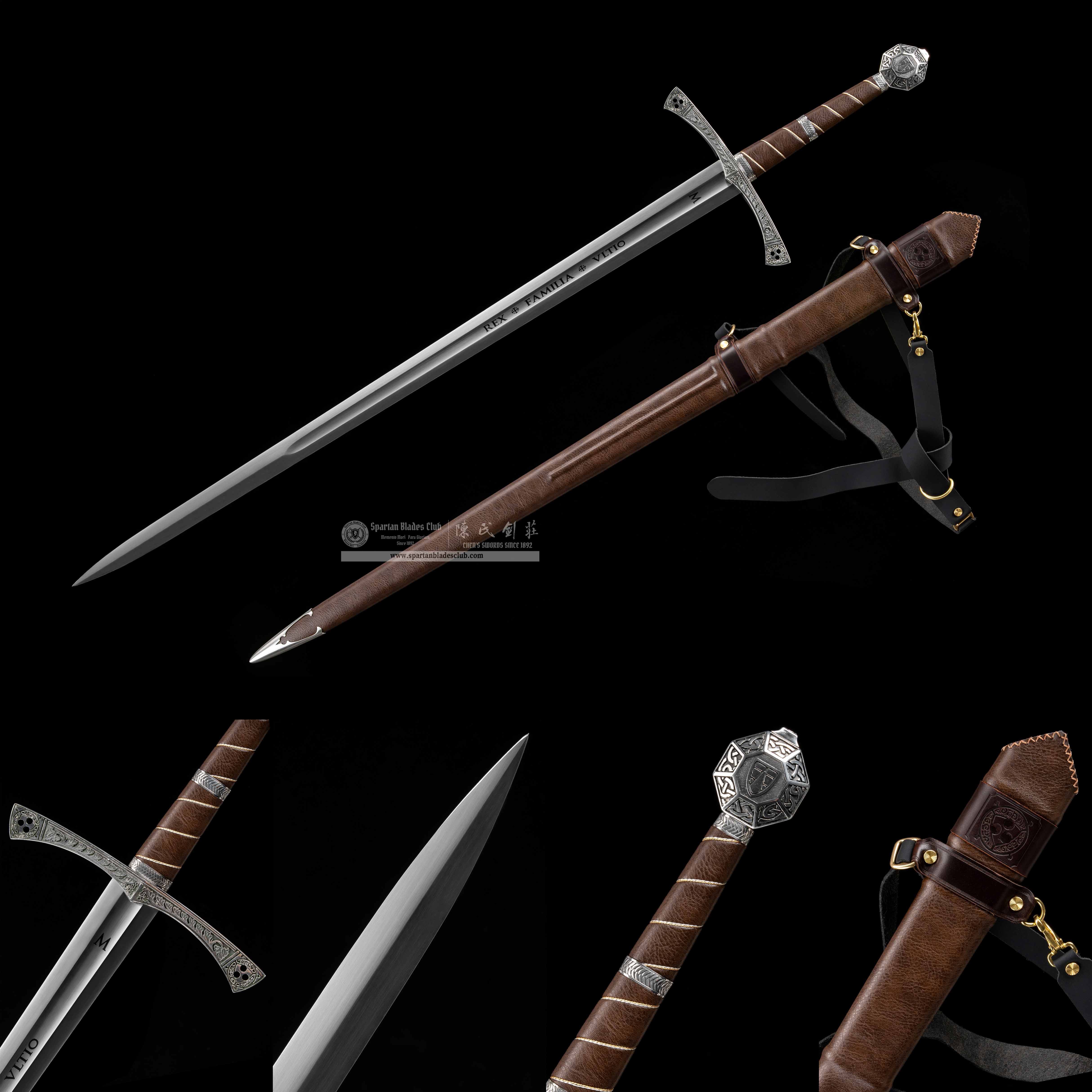 JH01 | Sir Radzig's Sword | Hand-and-a-half Bastard Sword | Spring Steel | Medieval Game Replica | Kingdom Come: Deliverance 2 | Collectible Display Sword | Spartan Blades Club (陳氏劍莊 CHEN’S SWORDS 1892) - Spartan Blades Club - 陳氏劍莊1892