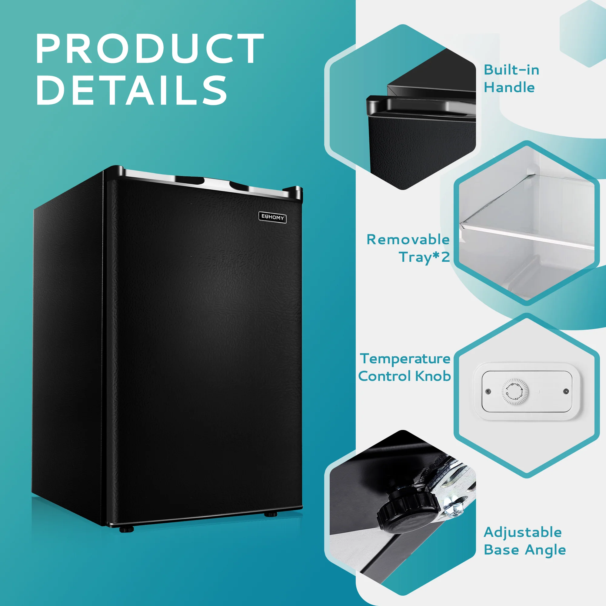 Compact Mini Freezer, Upright freezer Rapid Cooling