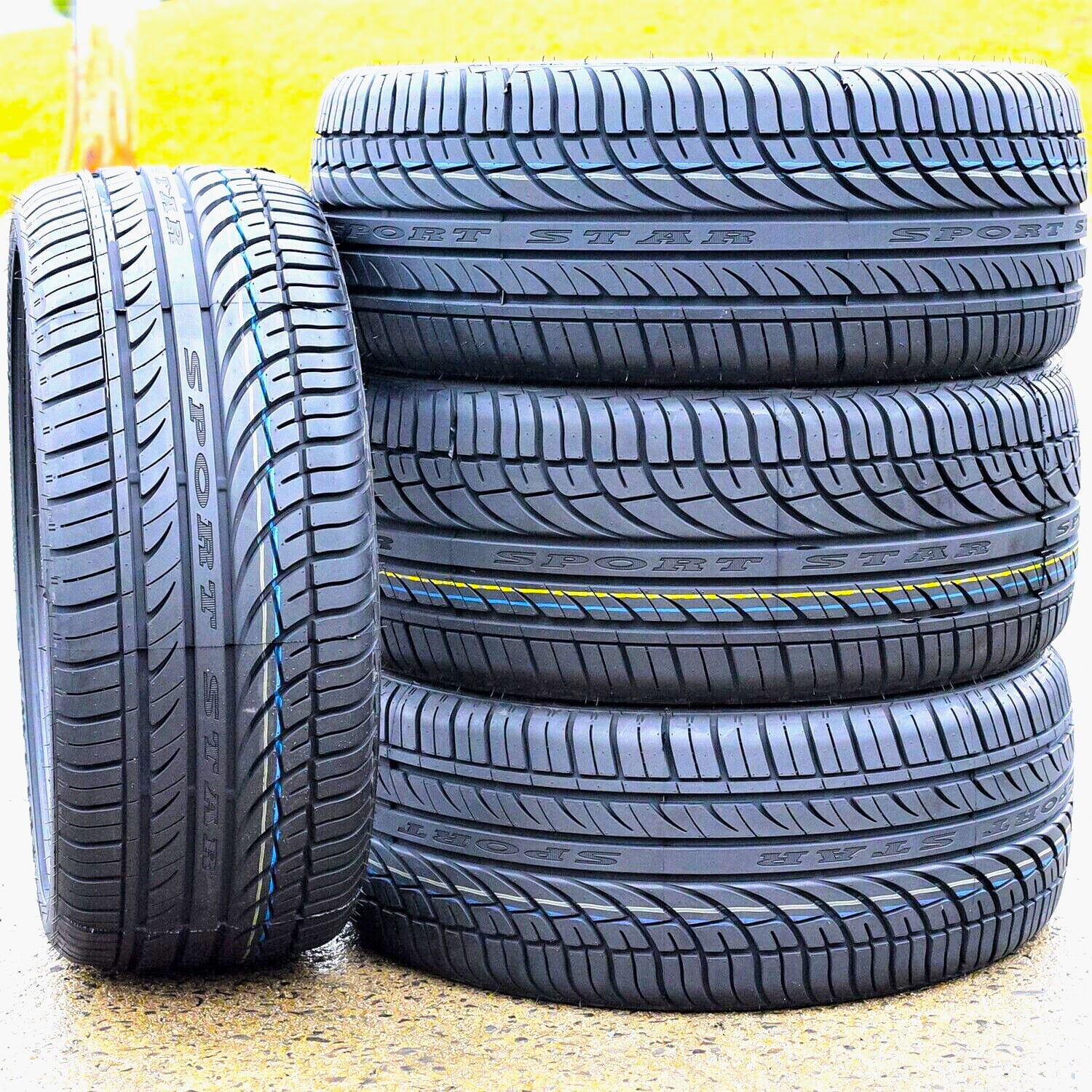 Set of 4 (FOUR) Fullway HP108 225/40R18 ZR 92W XL A/S All Season Performance Tires Fits: 2014-15 Honda Civic Si, 2013 Toyota Corolla LE