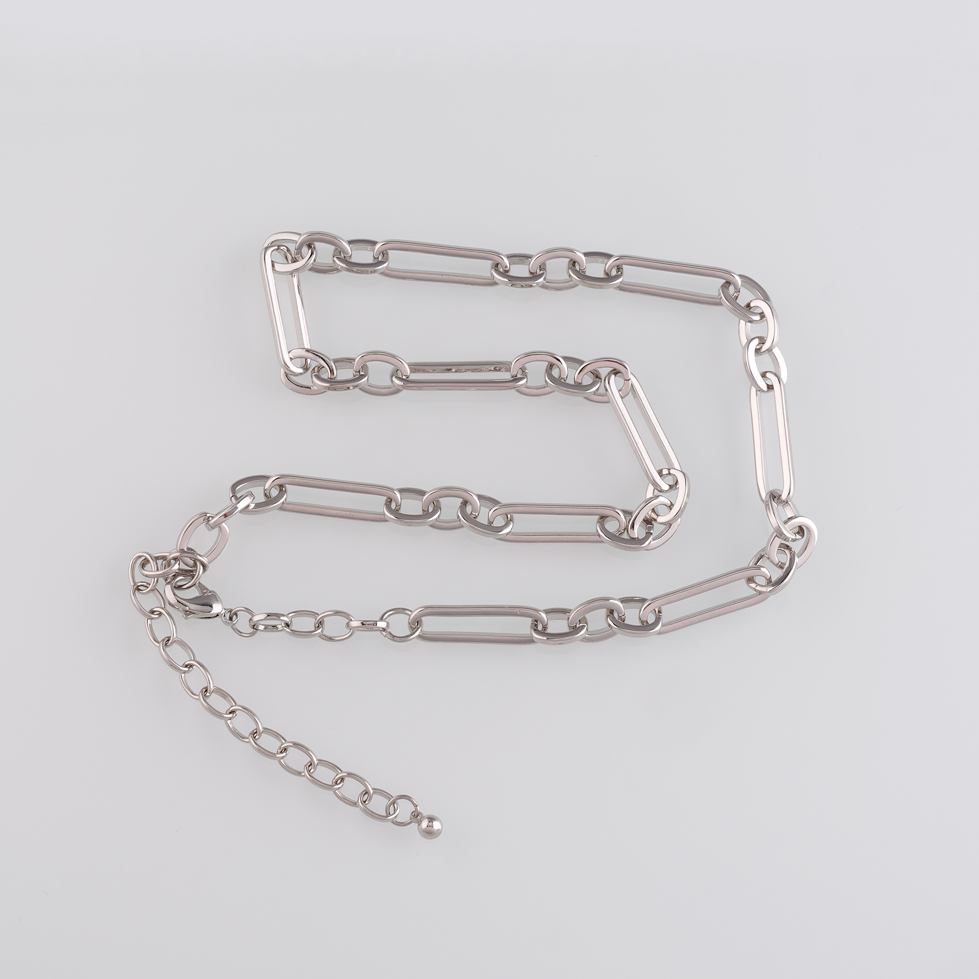 18K Gold Filled Oval Link Necklace,Dainty Thin Chain,Minimalist Necklace,Paper Clip Chain Necklace
