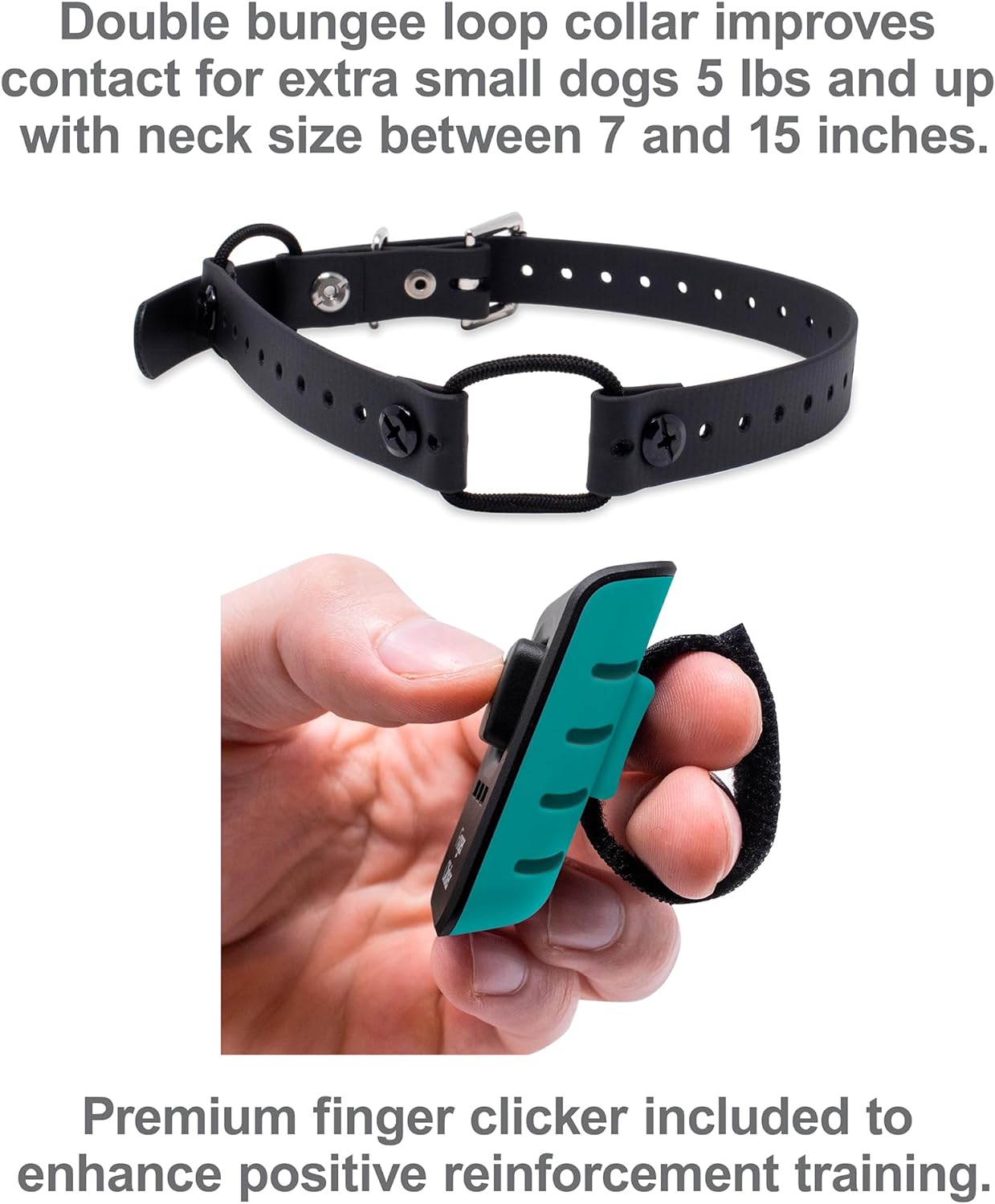 Humane Dog Training Collar with Remote, Features 100 Levels of Safe Stimulation, Tapping Sensation, Night Light, Waterproof, Rechargeable, 1 Mile 1 Dog, Black