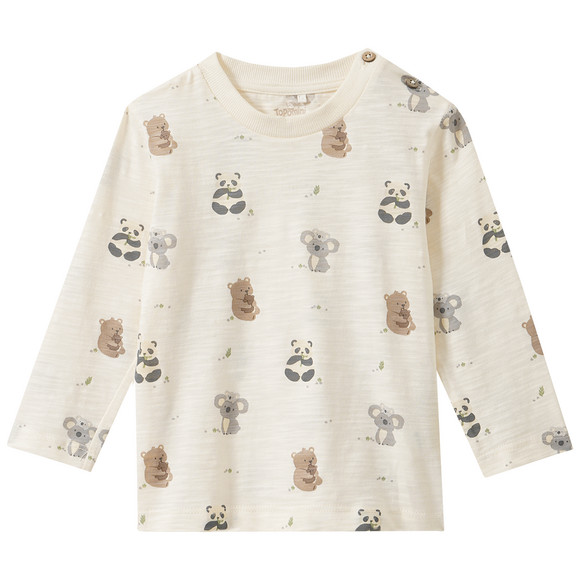 Topomini Pure Collection Baby Set mit Latzhose und Langarmshirt