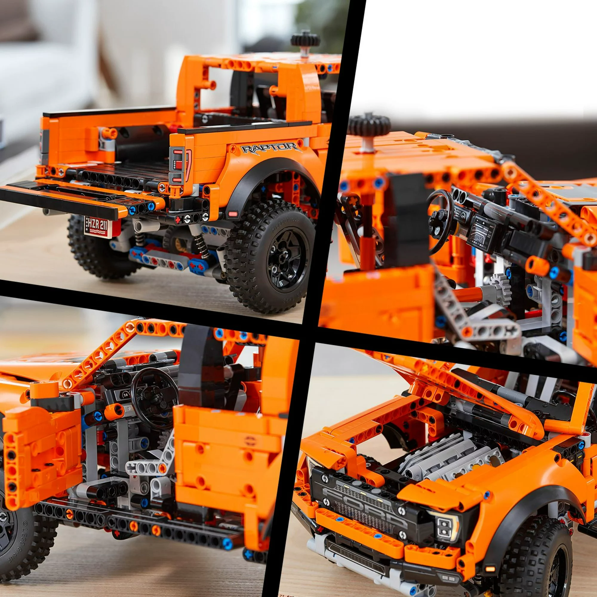 LEGO Technic Ford F-150 Raptor 42126 Model Building Kit (1��379 Pieces)