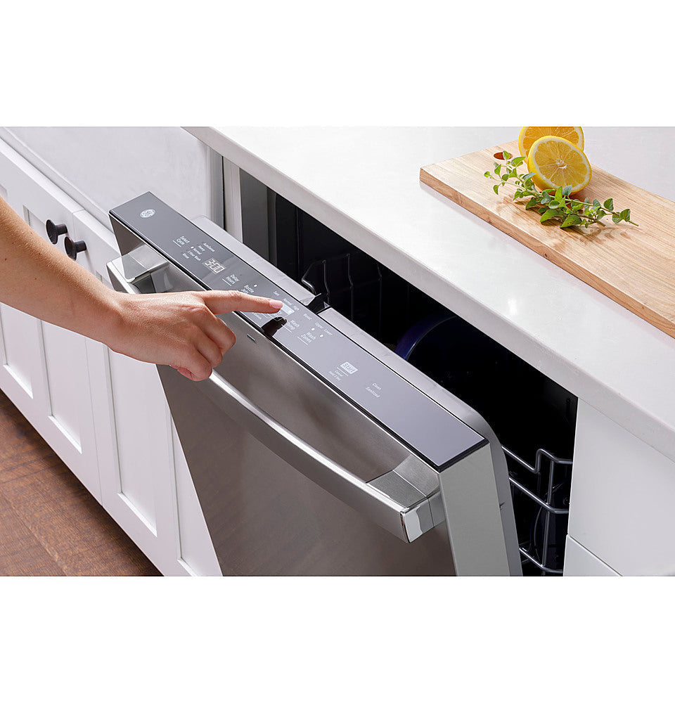 GE - Top Control Built-In Dishwasher with 3rd Rack, Dry Boost, 50 dBa - White