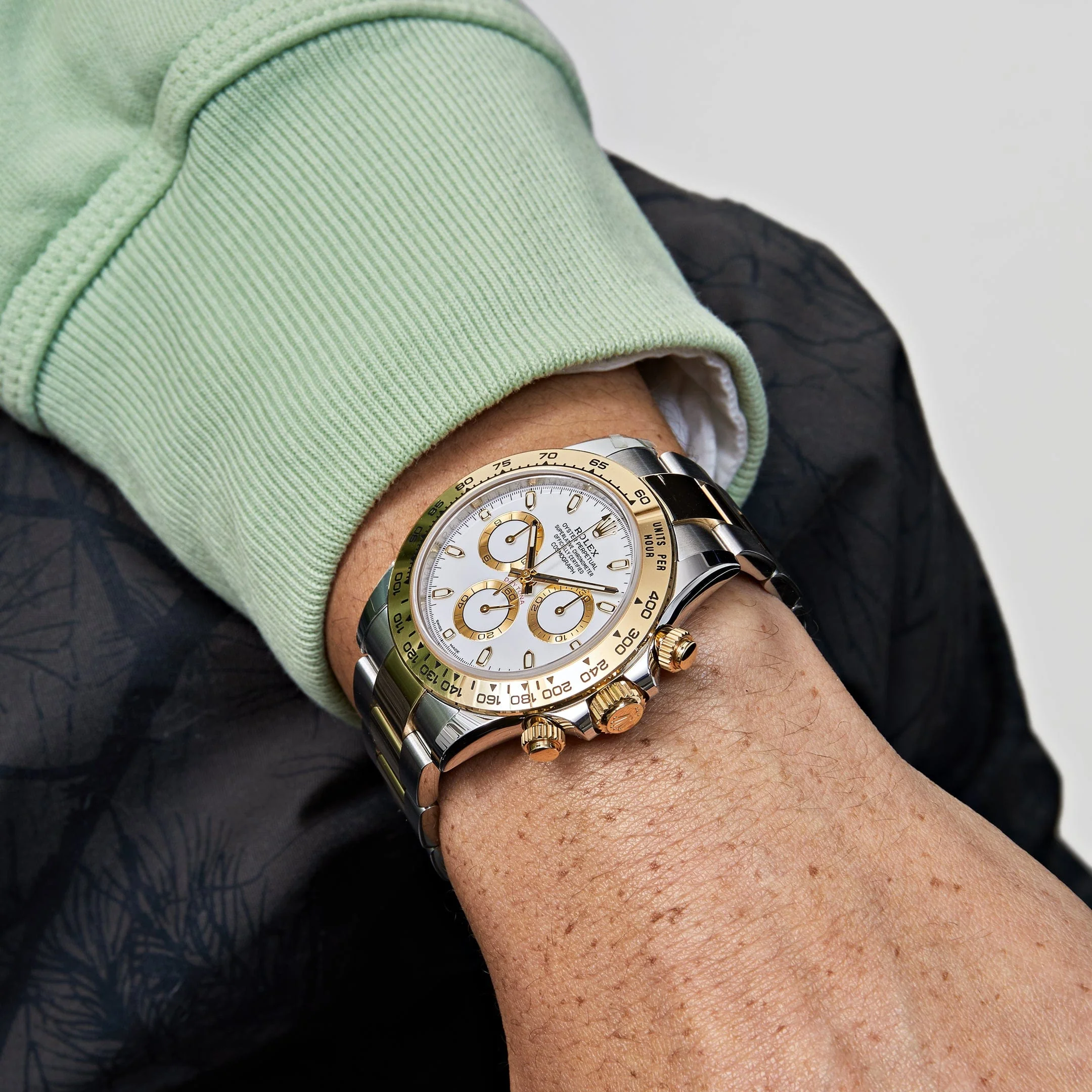 Rolex Daytona 116503 Two-Tone Yellow Gold Stainless Steel White Dial (2020)