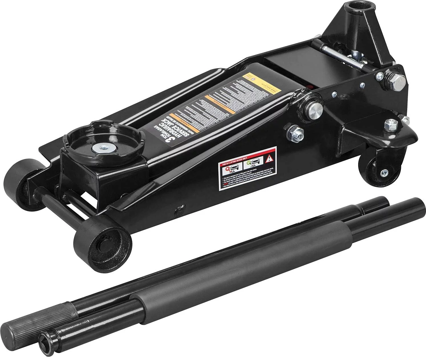 Torin 3 Ton Service/Floor Jack Hydraulic Heavy Duty Steel with Dual Piston Pump DWT830023B